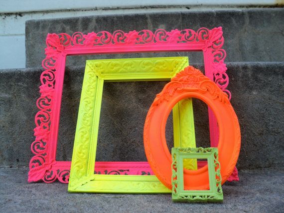 Neon Picture Frames
