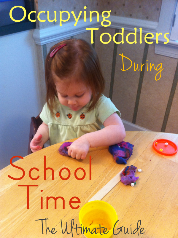Occupying Toddler During School Time