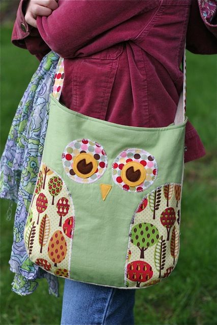 Owl bag …..I thought of you Janet and Kelsie when I saw this.