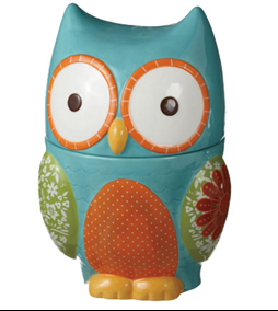 Owl cookie jar