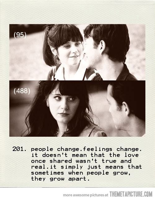 People change… great movie