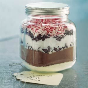 Peppermint stick hot chocolate recipe. Great hostess gift!