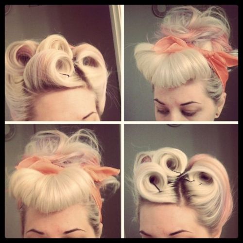 Pin up hair dos