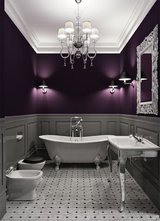 Plum and Gray. Love.