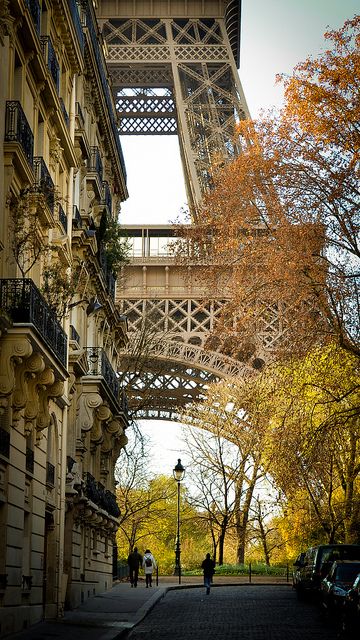 Point de vue différent de la Tour Eiffel, Paris