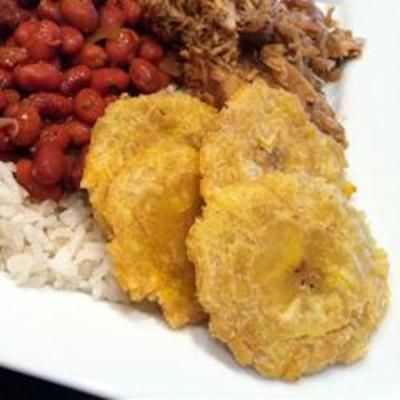 Puerto Rican Tostones (Fried Plantains)