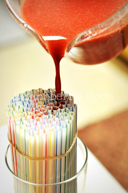 Put jello in straws and make WORMS!!