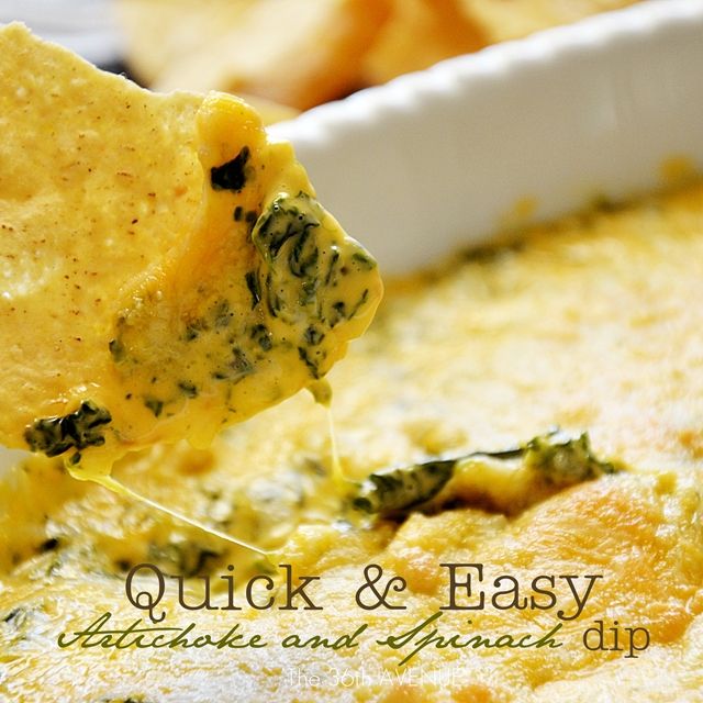 Quick and Easy Delicious Artichoke Spinach Dip