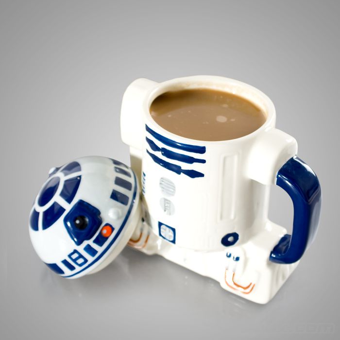 R2-D2 coffee cup! I WANT THIS.