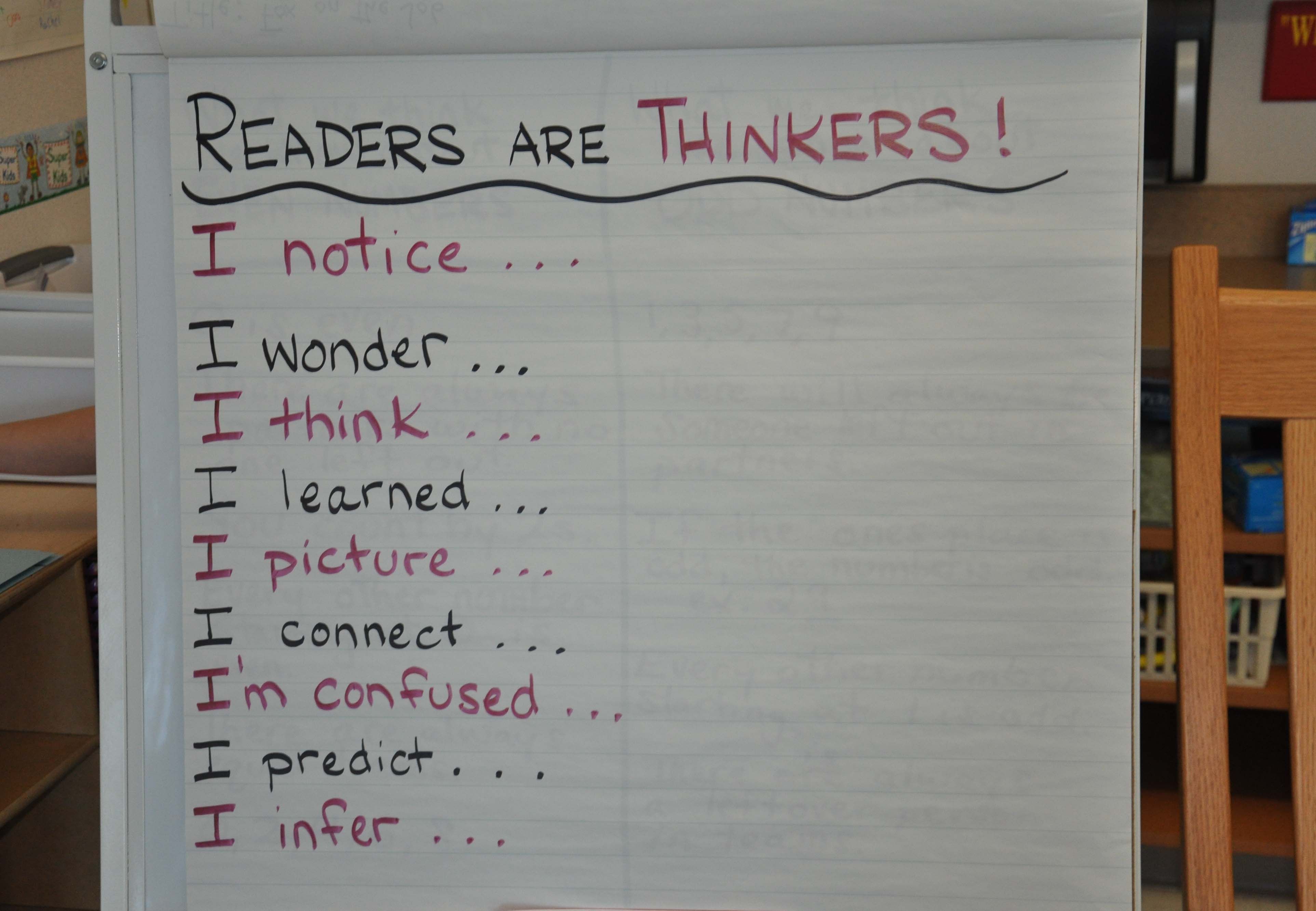 Reader response strategies