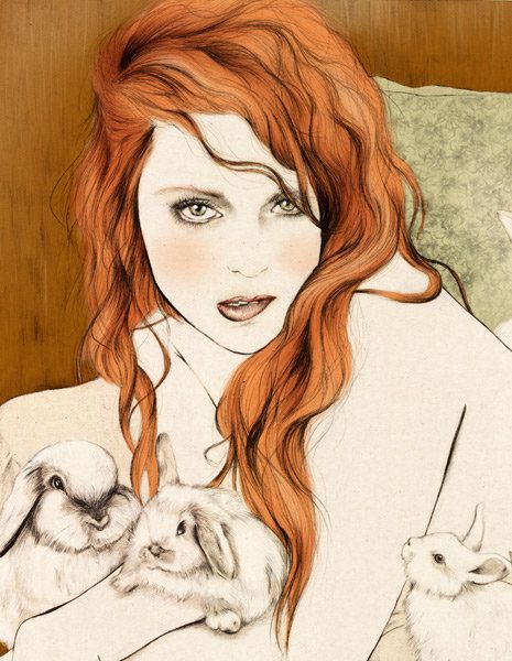 Red head illustration