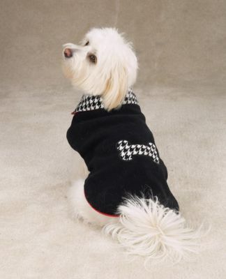 Reversible Houndstooth Dog Clothes Coat …Lexi