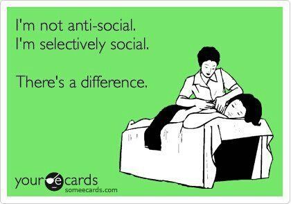 Selectively social