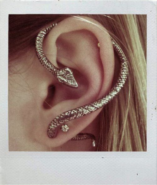 Serpent earrings #earrings