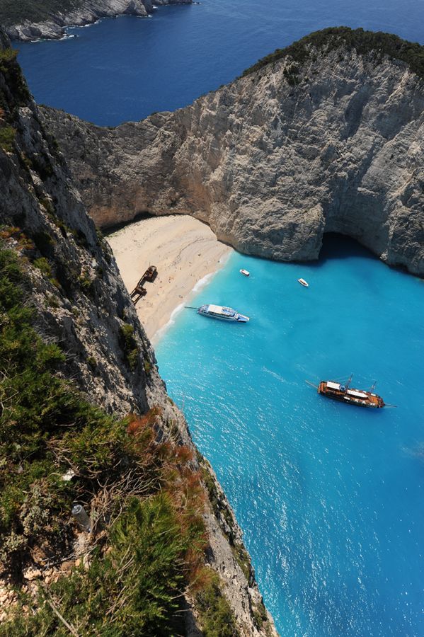 Shipwrek beach, Zakynthos, Greece.