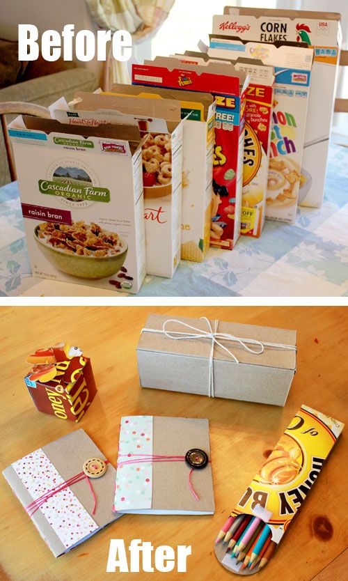 Simple and Creative Ideas for Recycling Cereal Boxes!