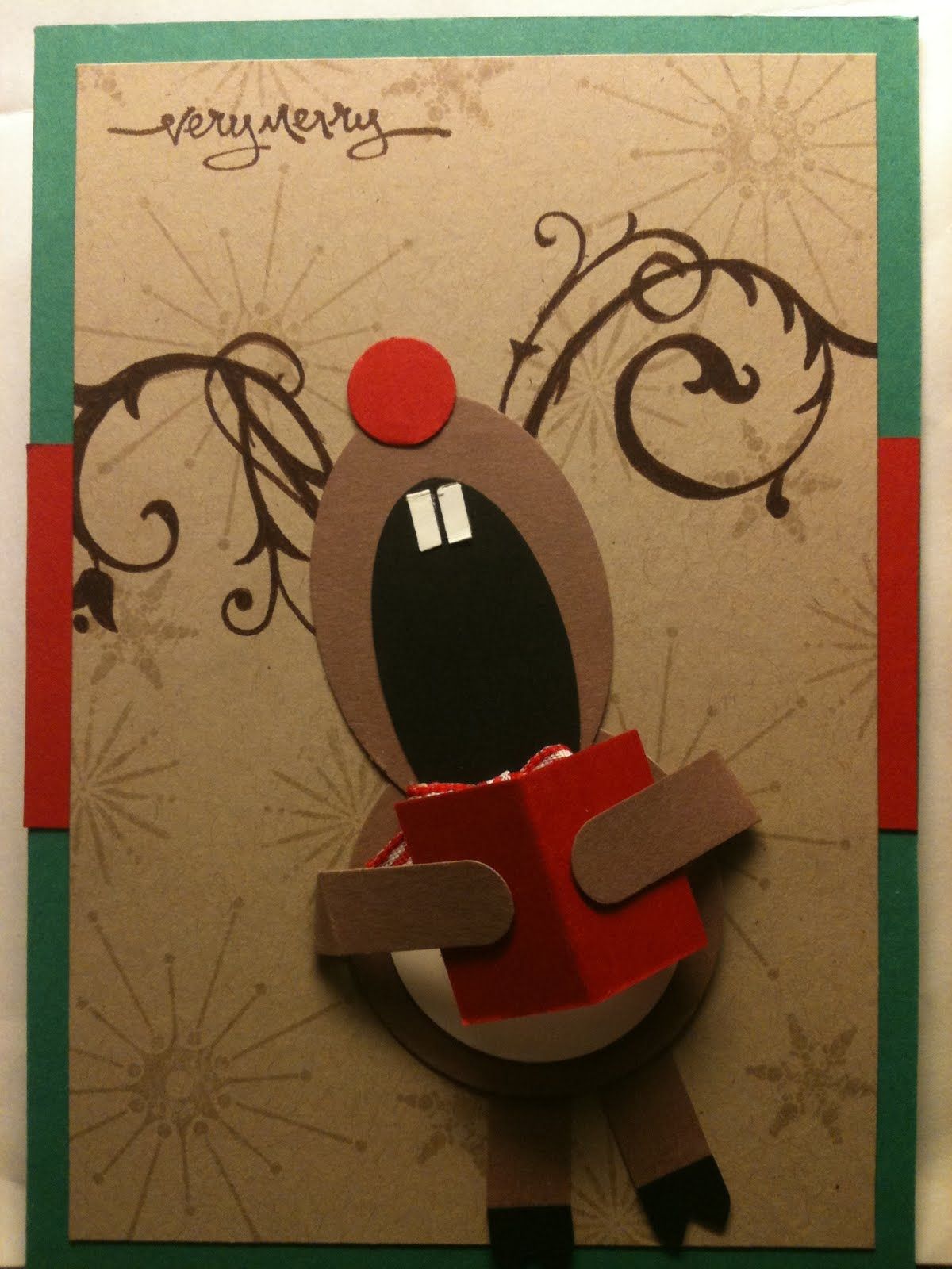 Singing Reindeer–classroom door decoration idea