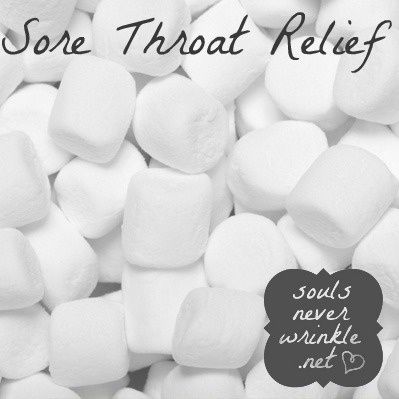 Sore Throat Relief: The marshmallow was first made to help relieve a sore throat