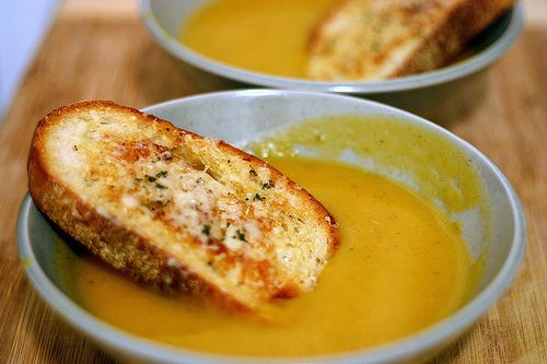 Soup – winter squash soup.