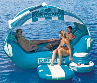 SportsStuff® Cabana Islander Inflatable Water Lounger | Bass Pro Shops