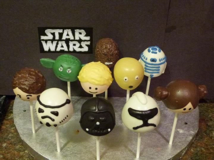 Star wars cake pops