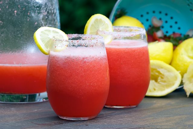 Strawberry Lemonade Vodka.  Ohhhh yeah.