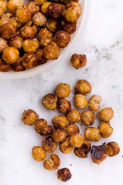 Sweet and Salty Roasted Chickpeas – Cheap, Easy, and Addictive.