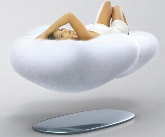 The Floating Sofa levitates by using magnets. I wonder if I can get this in oran