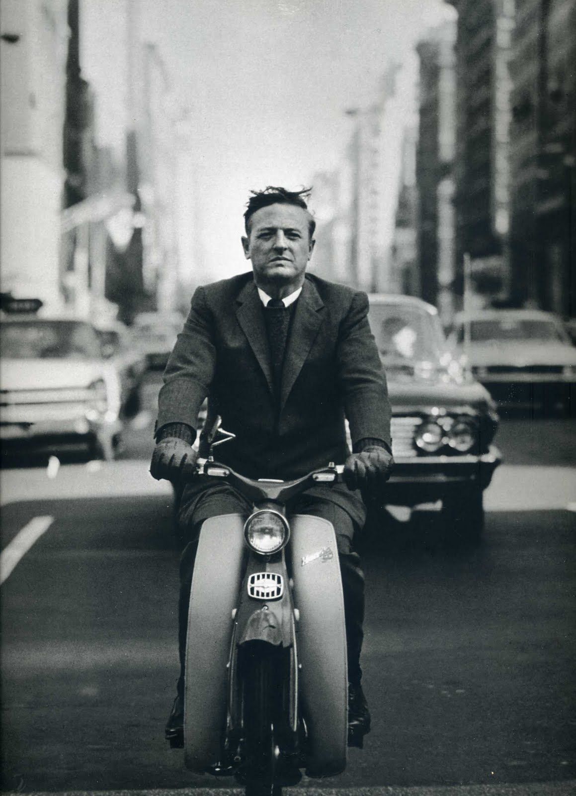 The Ivy League Look: Wm. F. Buckley, Jr., 1967 – without a helmet, because, why?