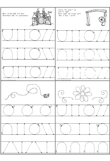 The handwriting readiness printables on this page are for children who need to p