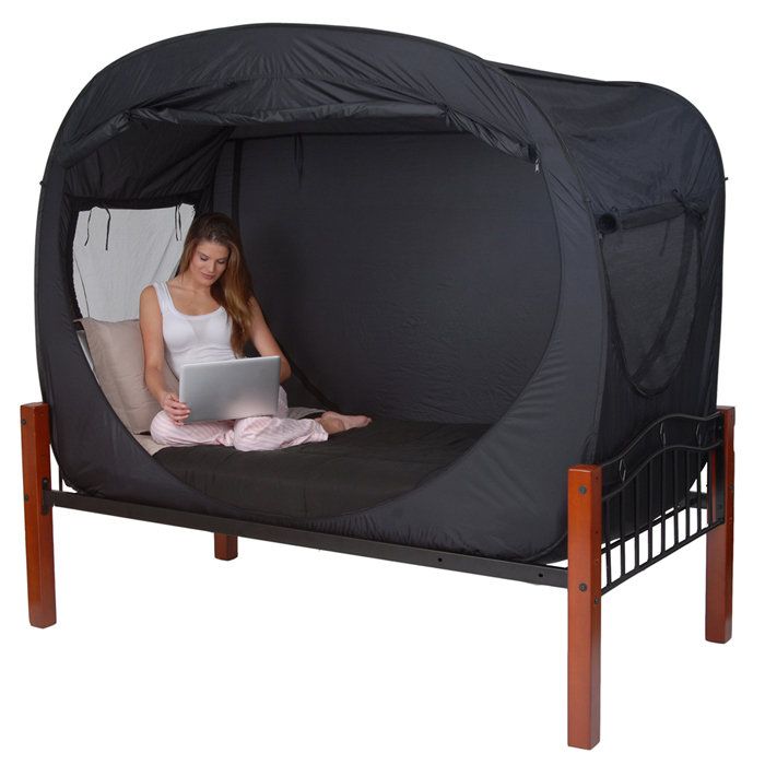 This would be nice… The innovative tent that fits around a bed and provides pr