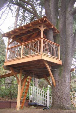 TreeHouse Workshop – View kids treehouses and tree forts, including play equipme