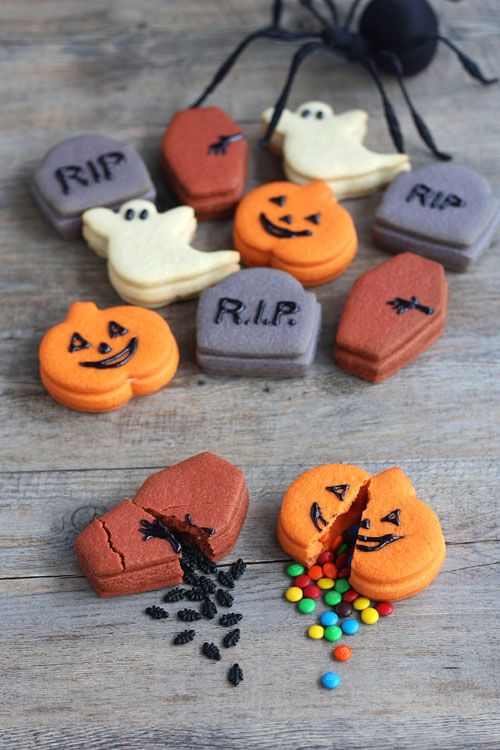 Trick-or-Treat cookies, with a surprise inside.