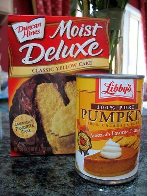 Two Ingredient – Pumpkin Muffins
