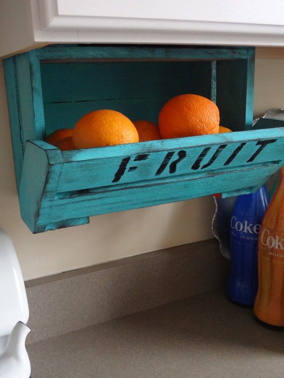 Under the counter fruit holder.  Cute!