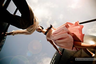 Unique engagement Photos.