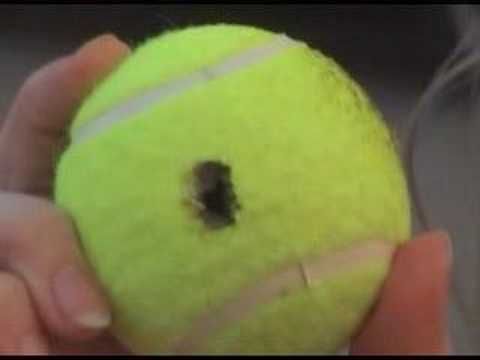 Unlocking a car with a tennis ball… I'll be so happy I repinned this one d