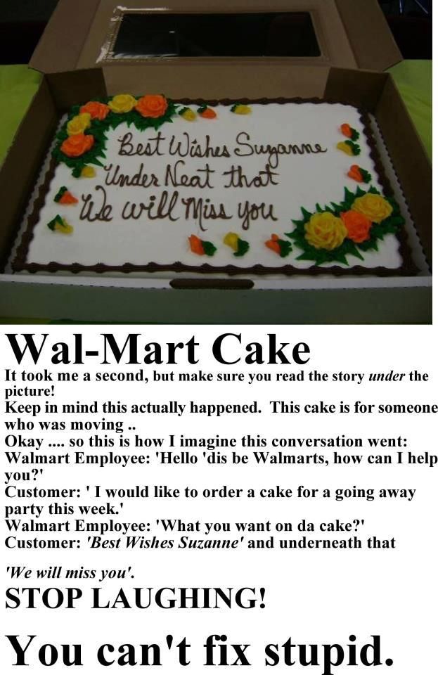 Wal-Mart Cake