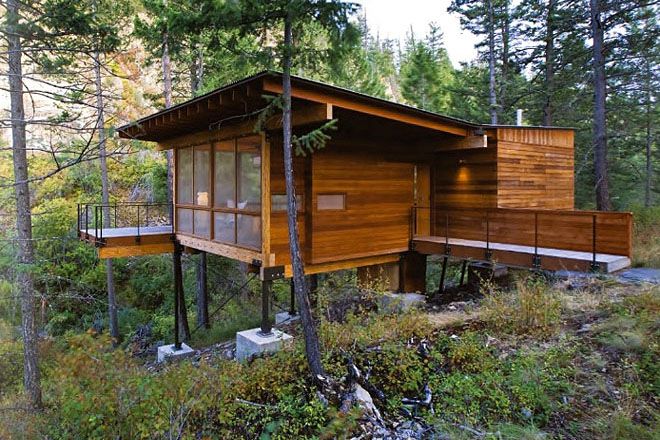 Weekend Cabin: Flathead Lake, Montana. I want to build a getaway for our family