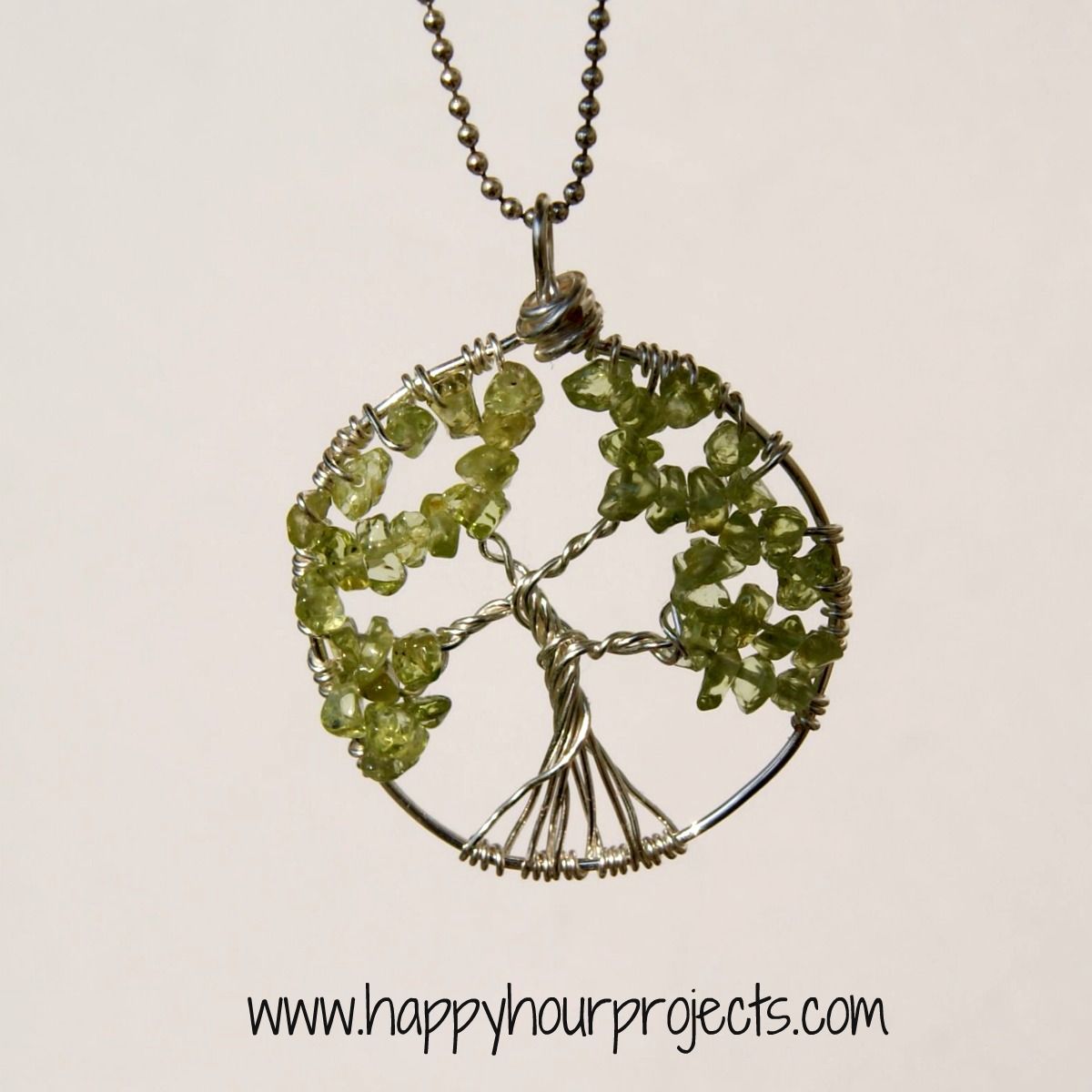 Wire-Wrapped Tree Necklace Tutorial