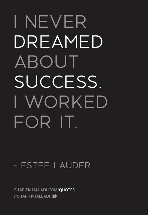 Words / Estee Lauder