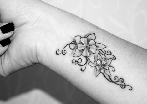 Wrist Tattoo Girl