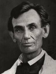 Young Mr. Lincoln before he grew the famous beard.
