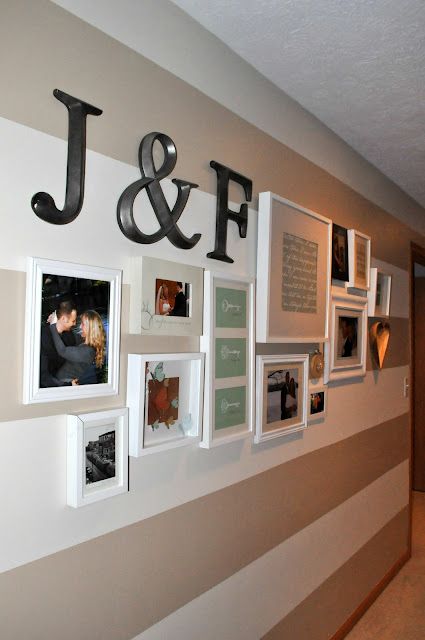 Your relationship as a timeline in your master bedroom. Love it!