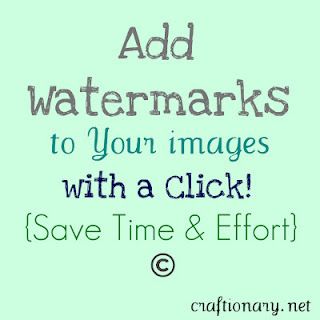 add watermark to your photos with a click!