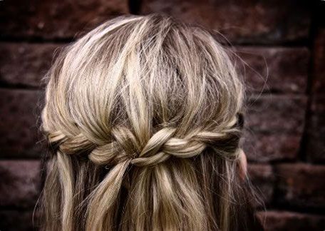 braided crown  hair