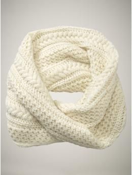 cable knit infinity scarf
