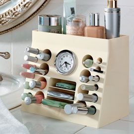 cosmetics organizer for your vanity. I love this.