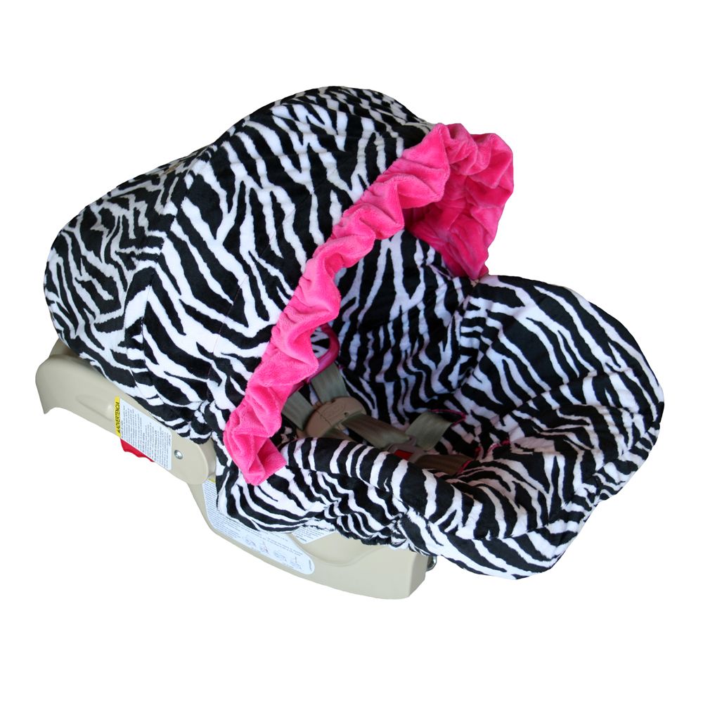 cute zebra car seat cover