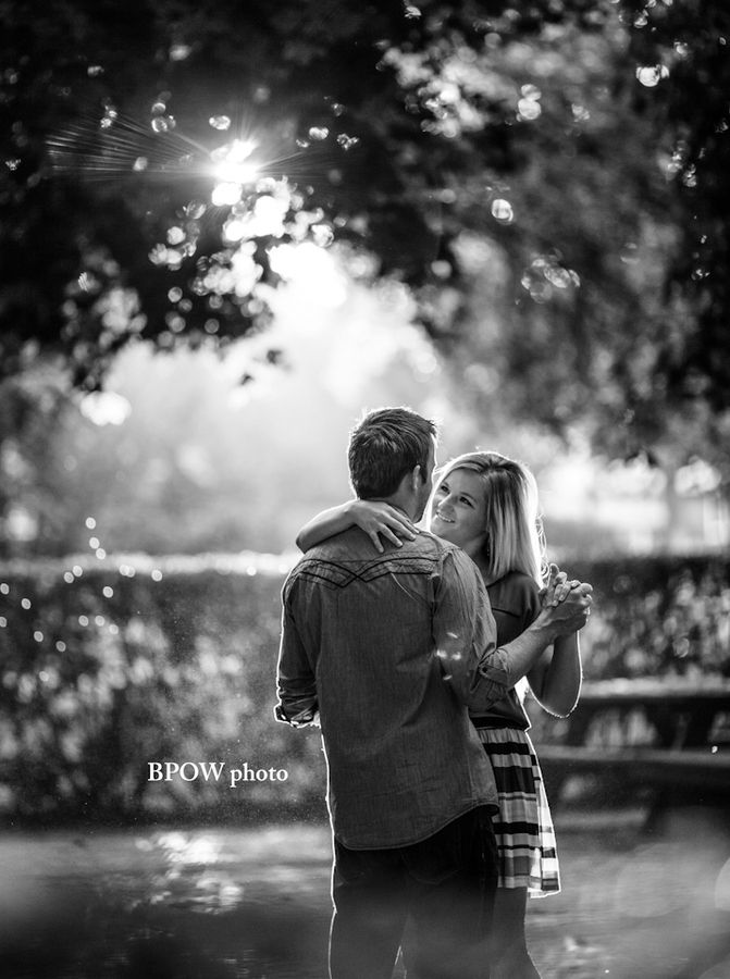 dancing for engagement photos..I love how romantic it looks